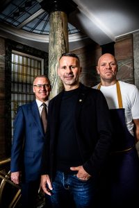 Ryan Giggs & Tom Kerridge by Adrian Franklin