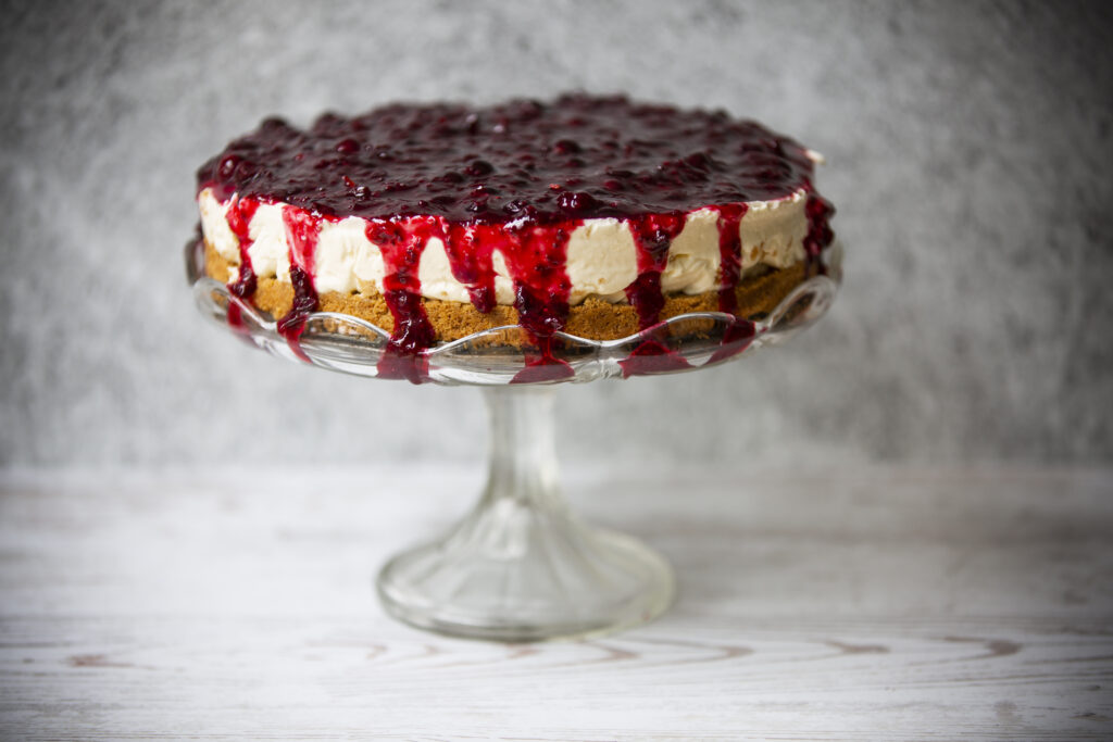 Blackcurrant Cheesecake